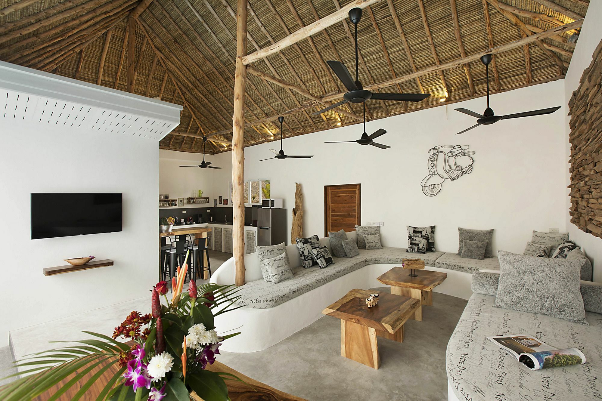 Aditaya Pool Beach Villas 波普托 外观 照片